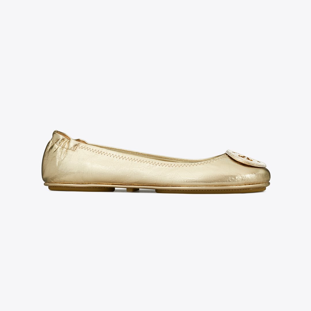 Tory Burch Minnie Travel Ballet SPARK GOLD / SPARK GOLD