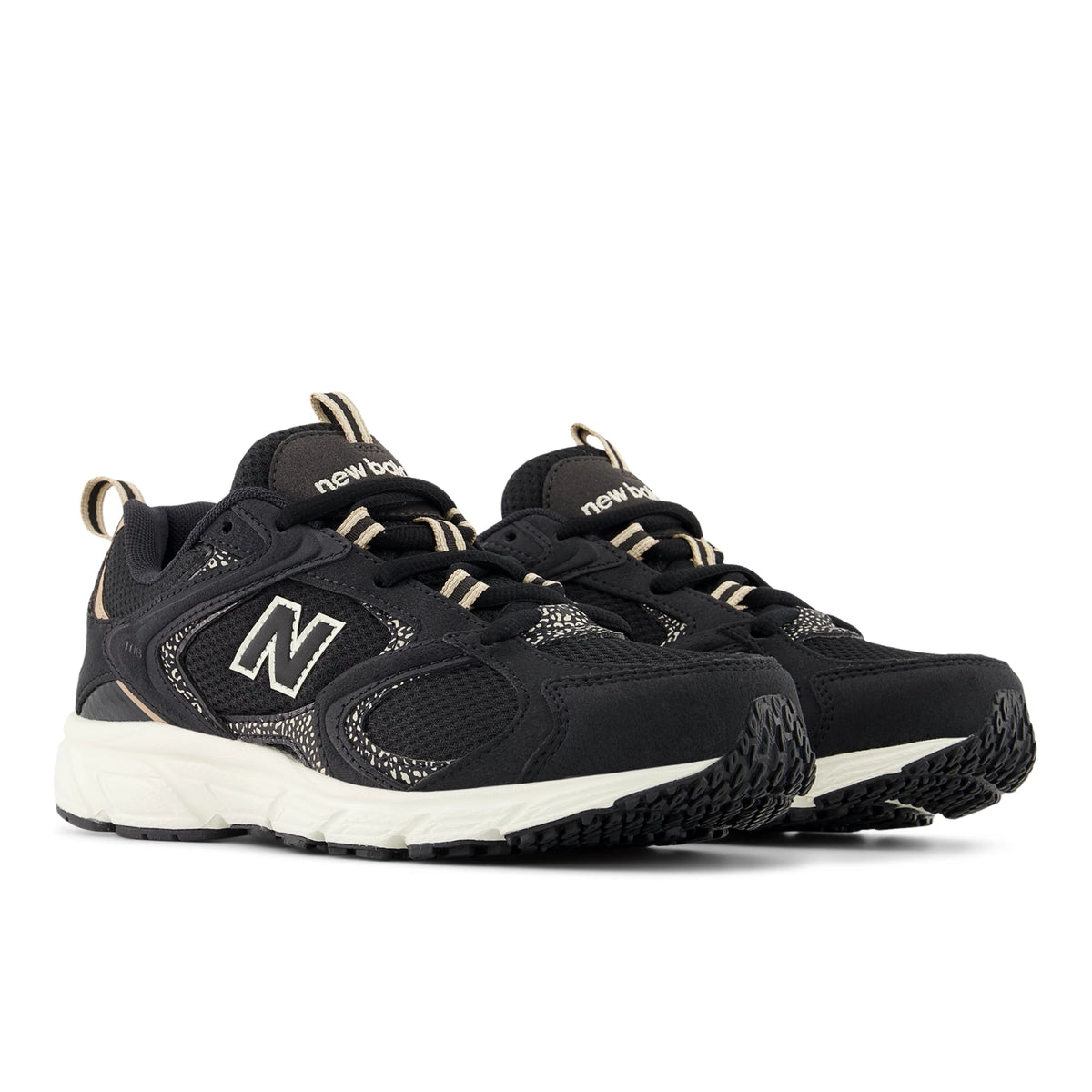 New Balance 408 Black Cement with Bisque and Flat Taupe