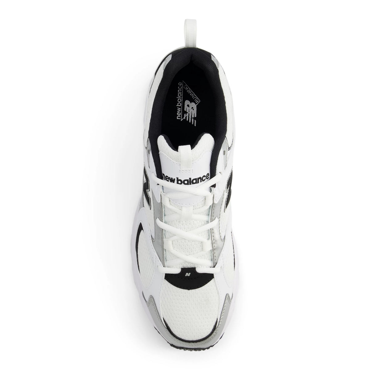 New Balance 408 White with Black and Silver