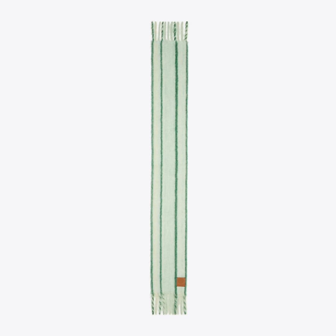 Tory Burch Mohair Oblong Scarf Green