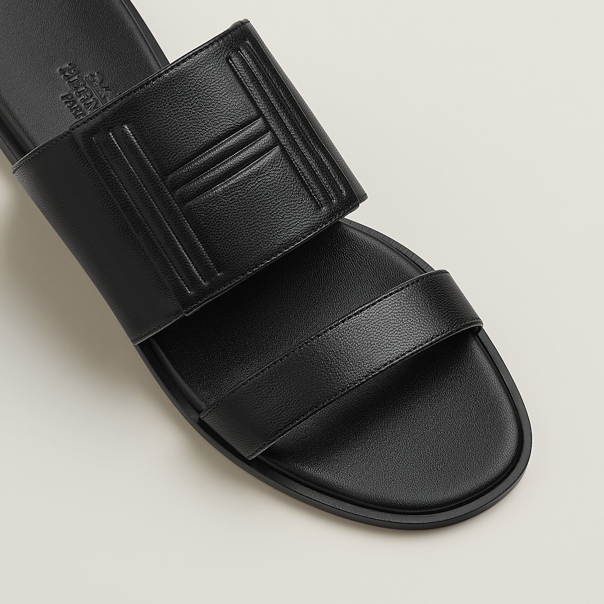 Hermes Mona Sandal Noir