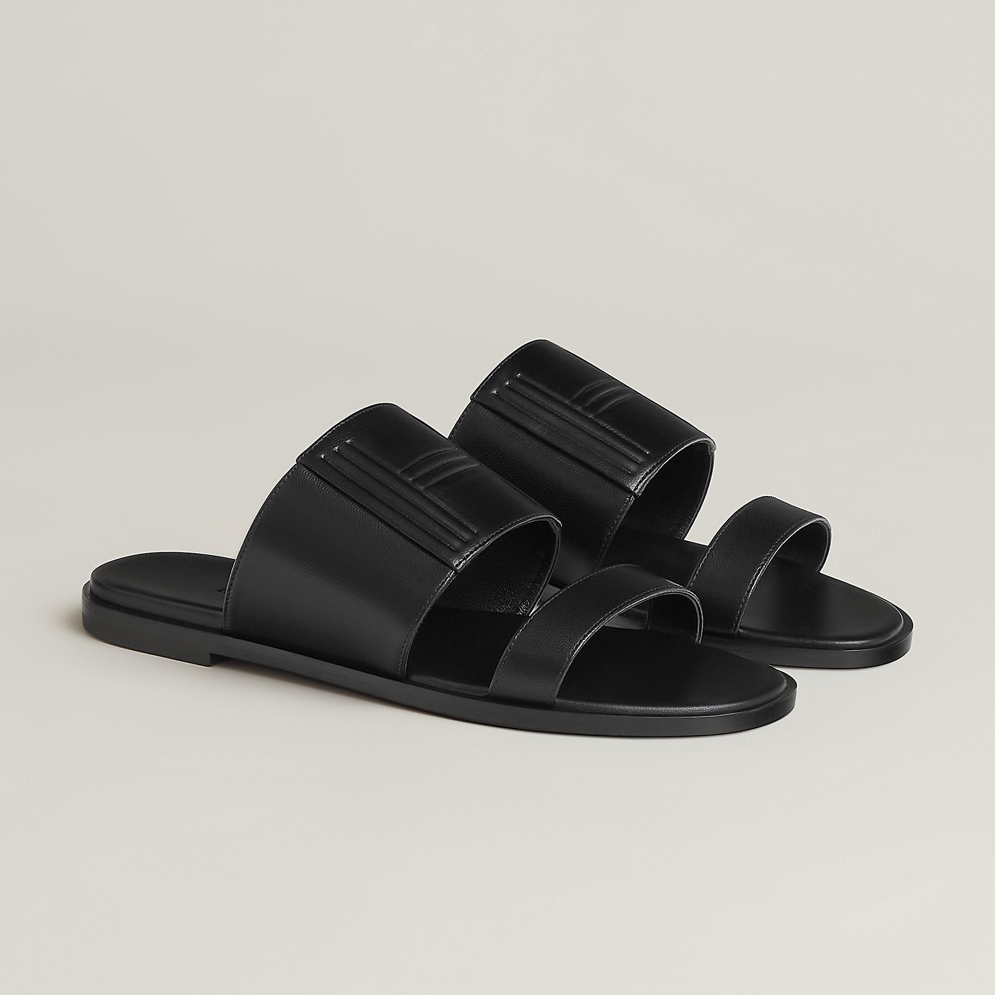 Hermes Mona Sandal Noir