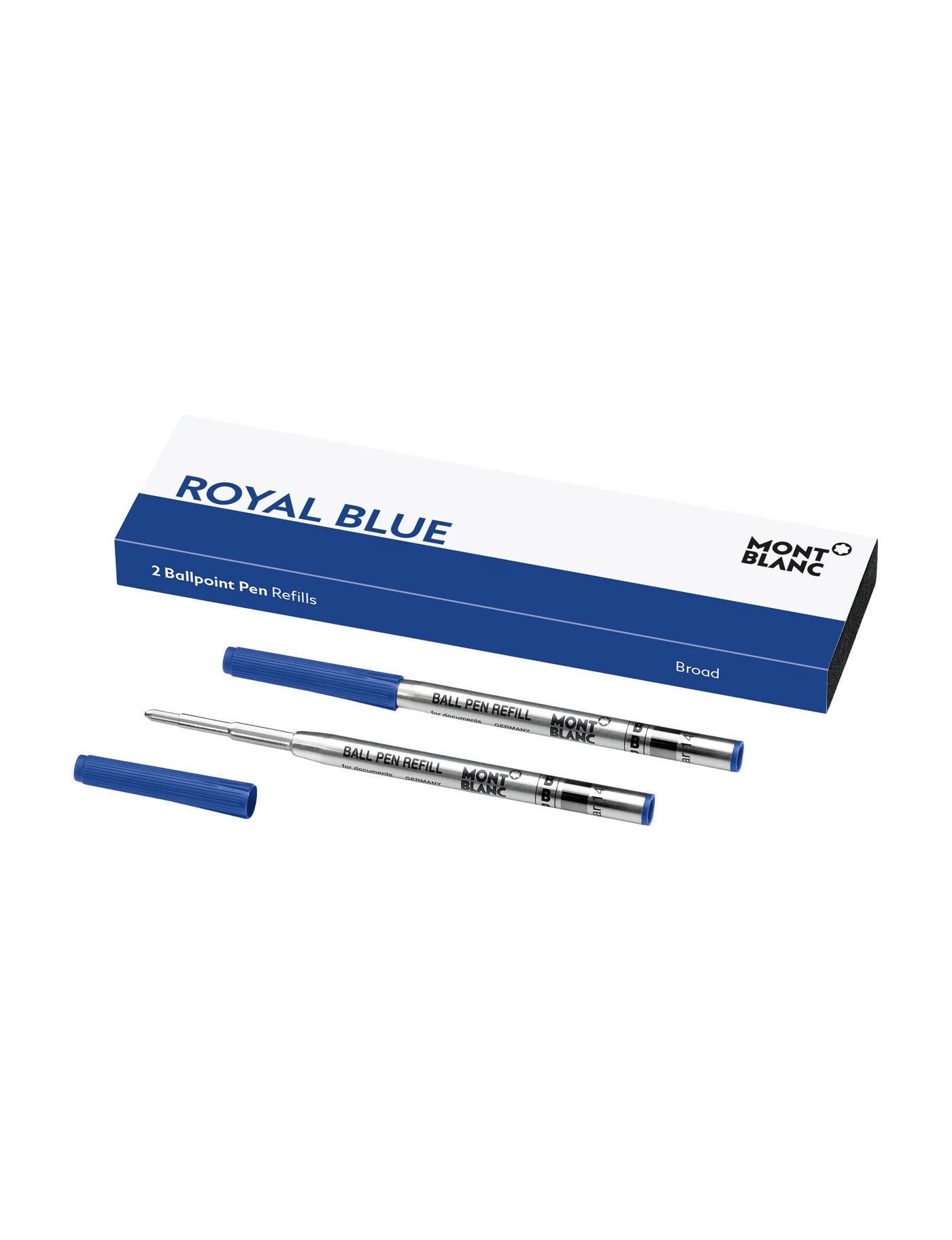 Montblanc 2 Ballpoint Pen Refills Broad Royal Blue