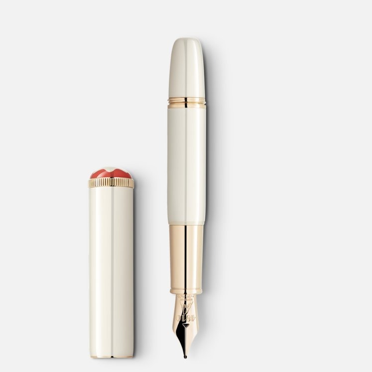 Montblanc Montblanc Heritage Rouge Et Noir Baby Special Edition Ivory-Colored Fountain