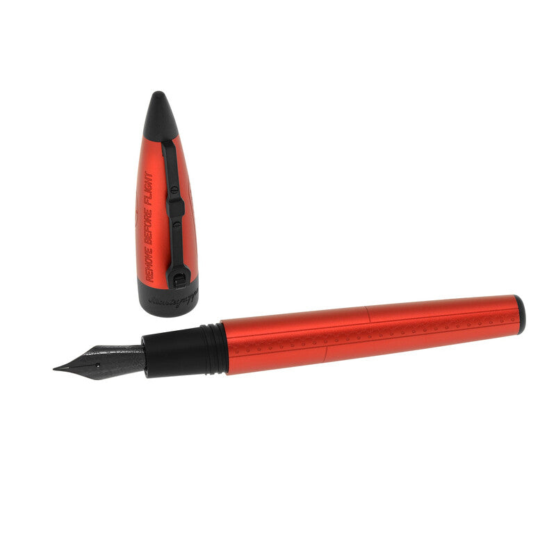 Montegrappa Aviator Red Baron Flying Ace Edition Series Fountain Pen (F) Isaor2Ur