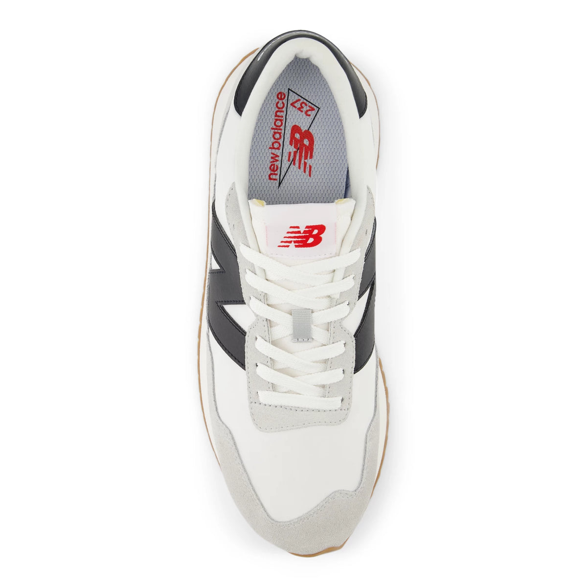 New Balance 237 White with Brighton Grey and Black
