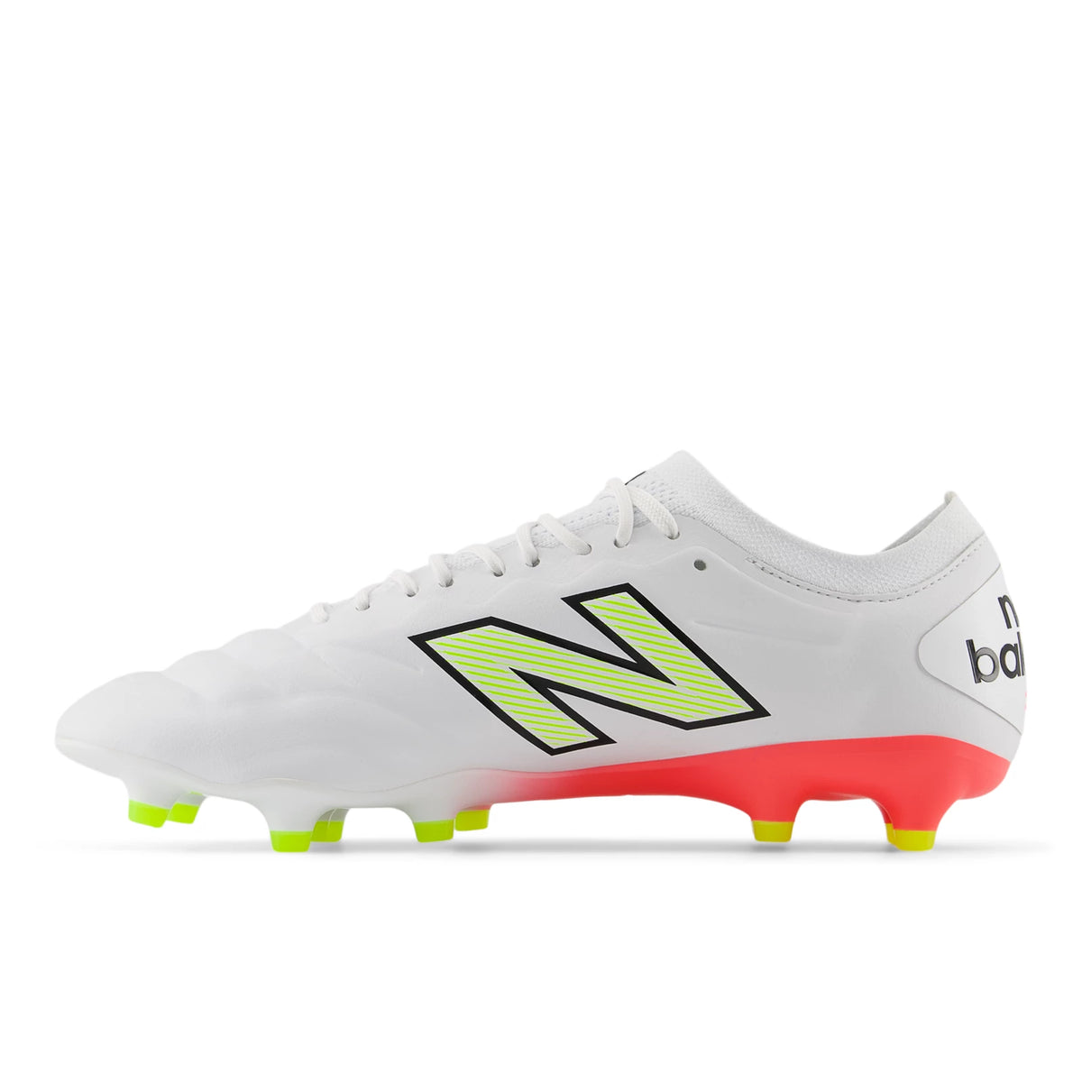 New Balance 442 Elite FG V2 White with Energy Red and Hi-Lite