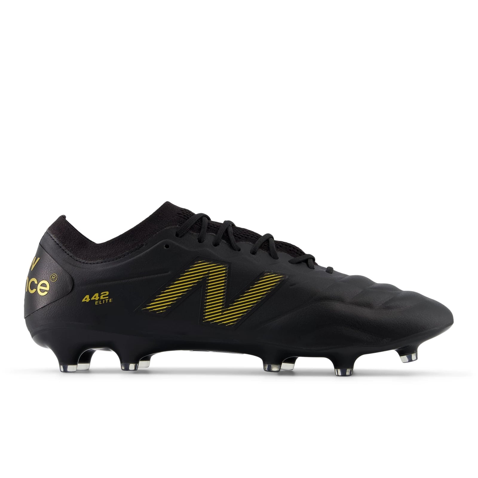 New Balance 442 Elite Fg V2 Black With Gold Metallic Black With Gold Metallic
