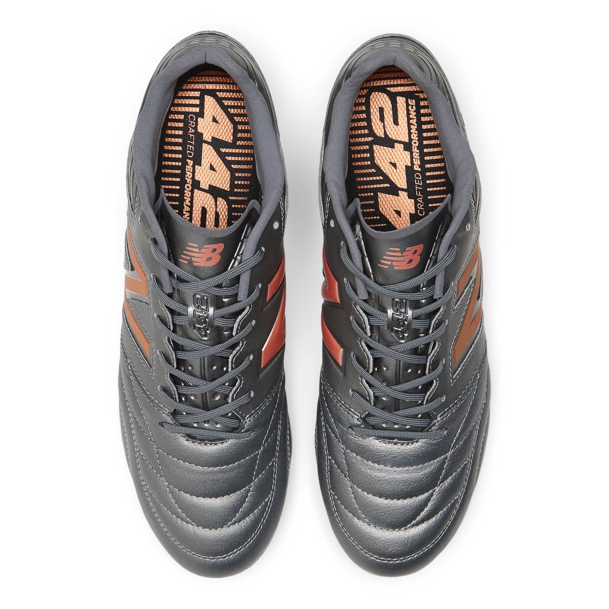 New Balance 442 V2 Pro FG Silver with Graphite and Copper