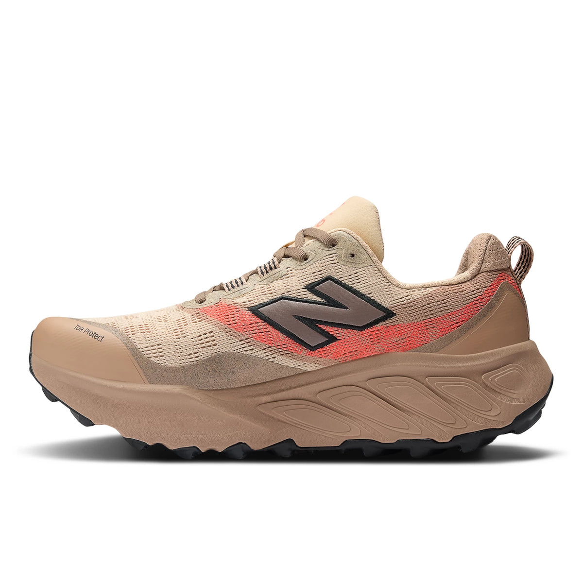 New Balance Fresh Foam X Hierro V9 Desert Clay with Earth Shadow and Urgent Red