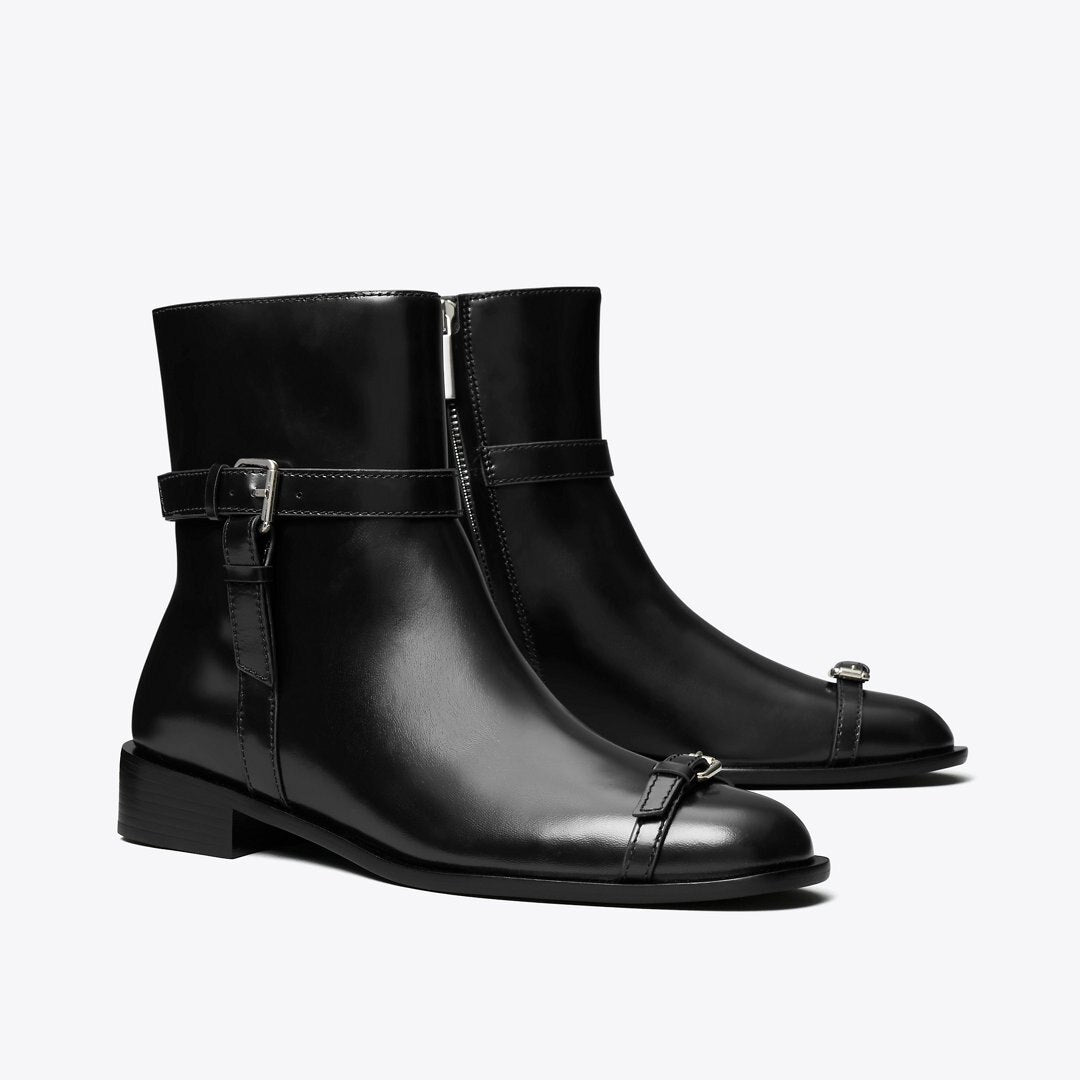 Tory Burch Multi-Buckle Ankle Boot PERFECT BLACK