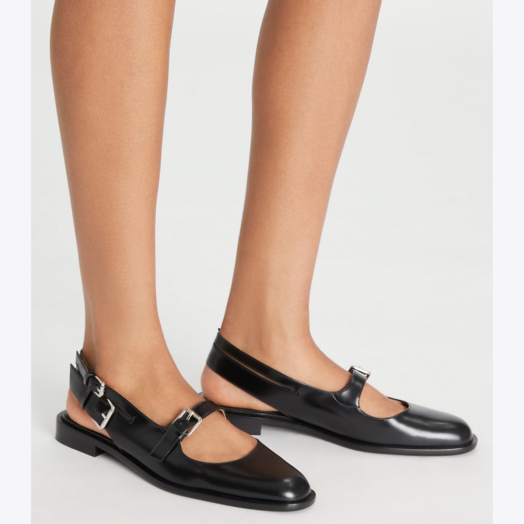 Tory Burch Multi-Buckle Mary Jane PERFECT BLACK