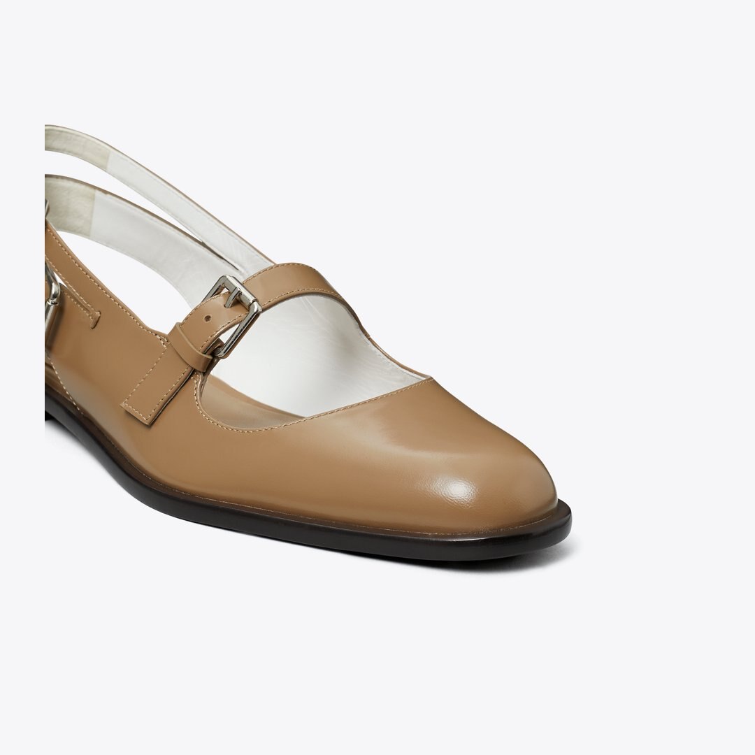 Tory Burch Multi-Buckle Mary Jane SOFT ACORN