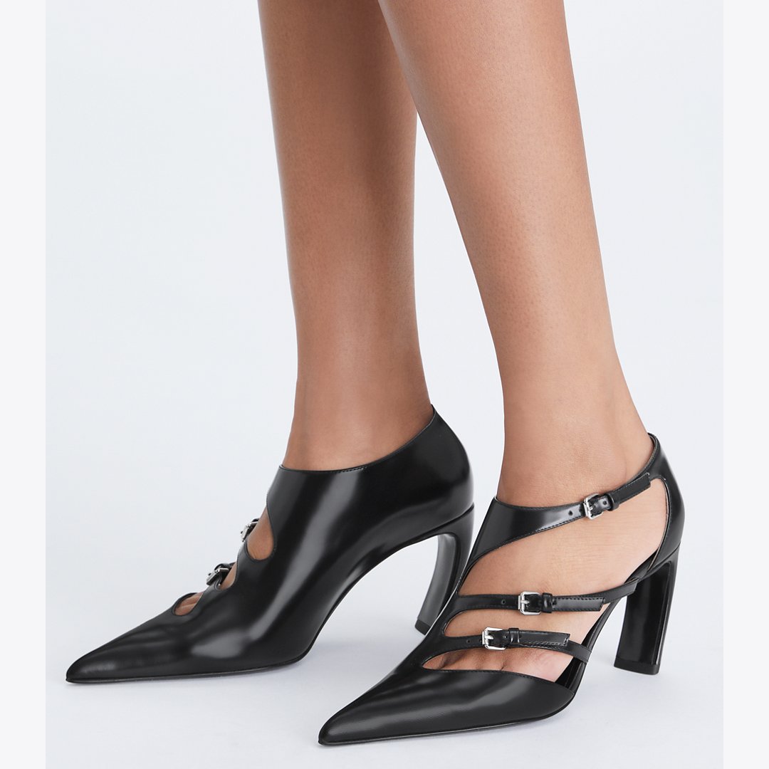 Tory Burch Multi-Buckle Pump NERO