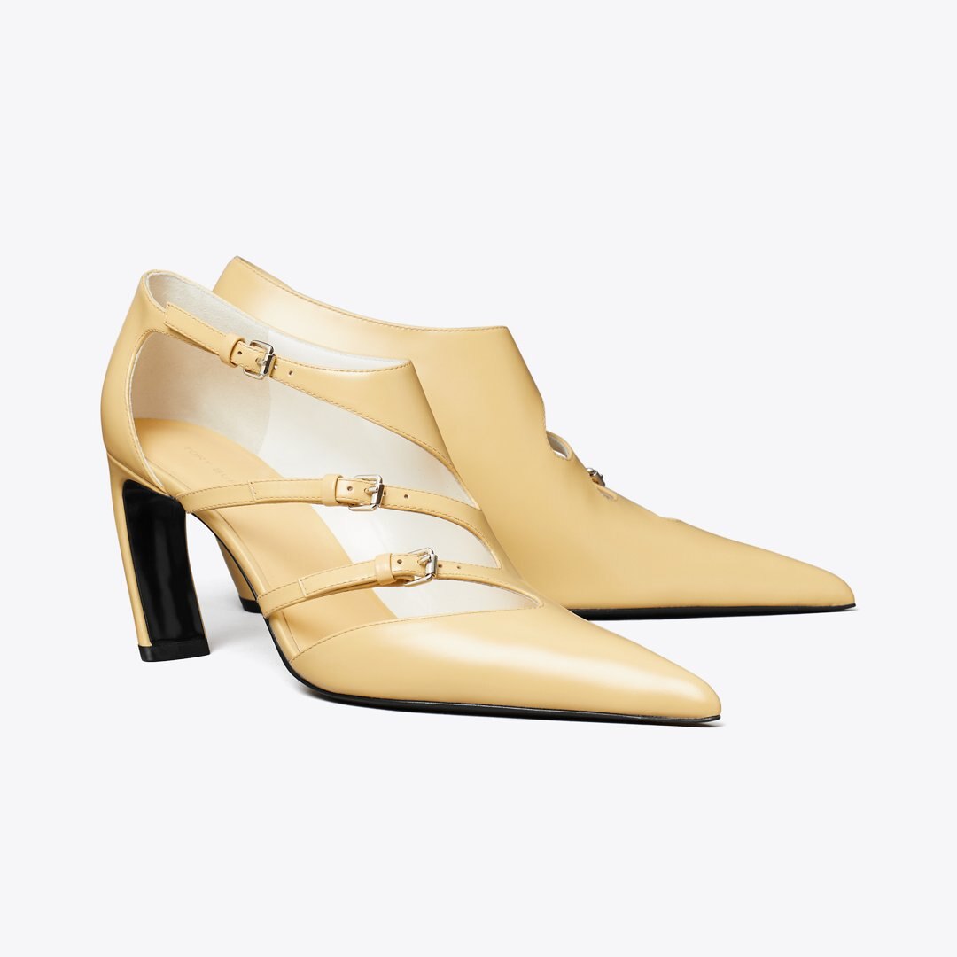 Tory Burch Multi-Buckle Pump SANDSCAPE