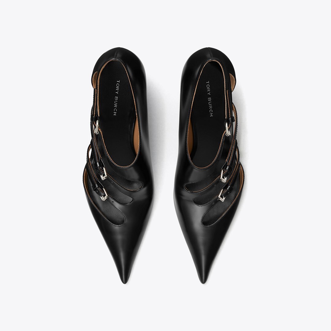 Tory Burch Multi-Buckle Pump NERO
