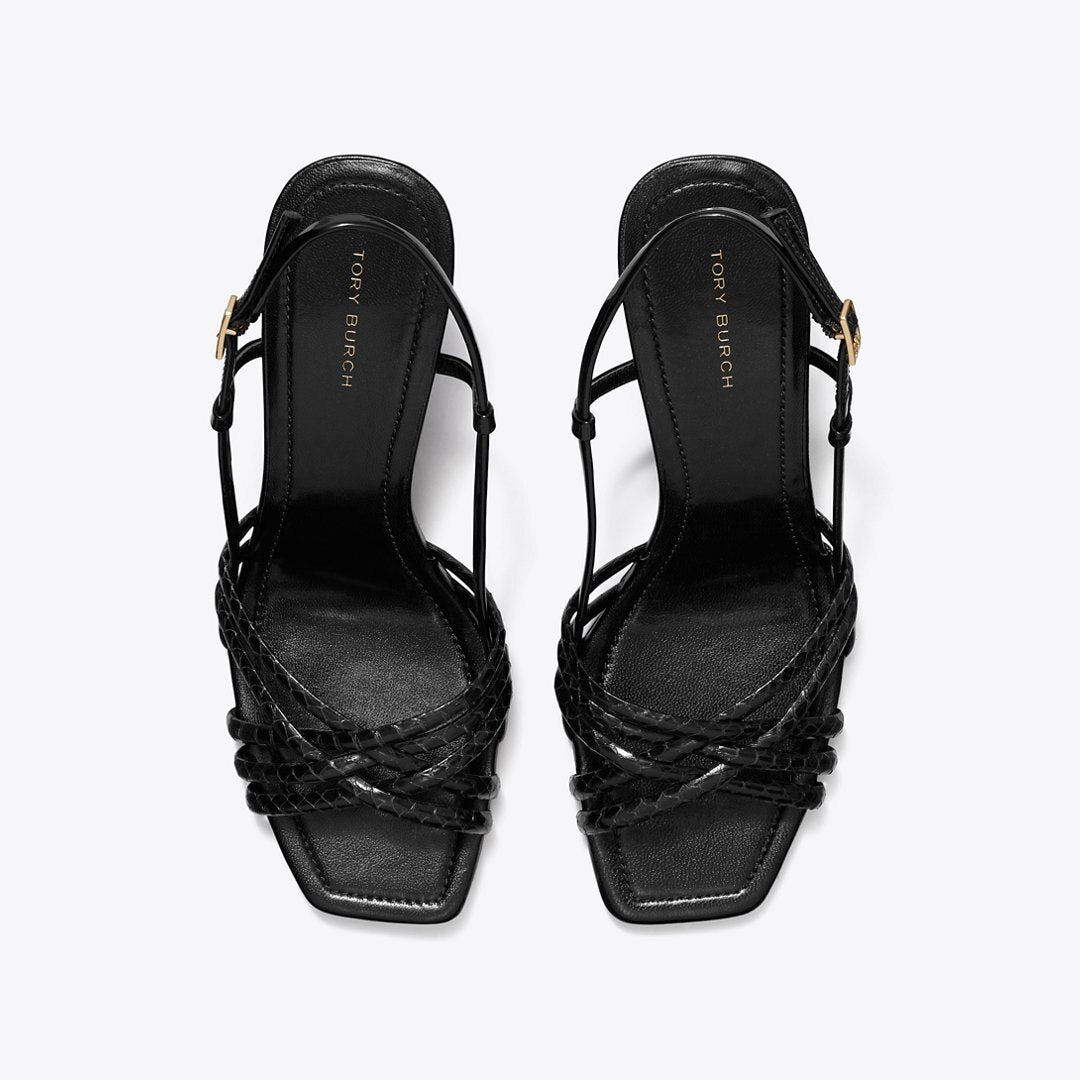 Tory Burch Multi-Strap Espadrille Wedge Sandal PERFECT BLACK / PERFECT BLACK / PERFEC