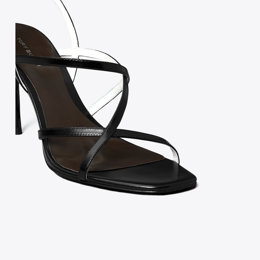 Tory Burch Multi-Strap Heeled Sandal PERFECT BLACK