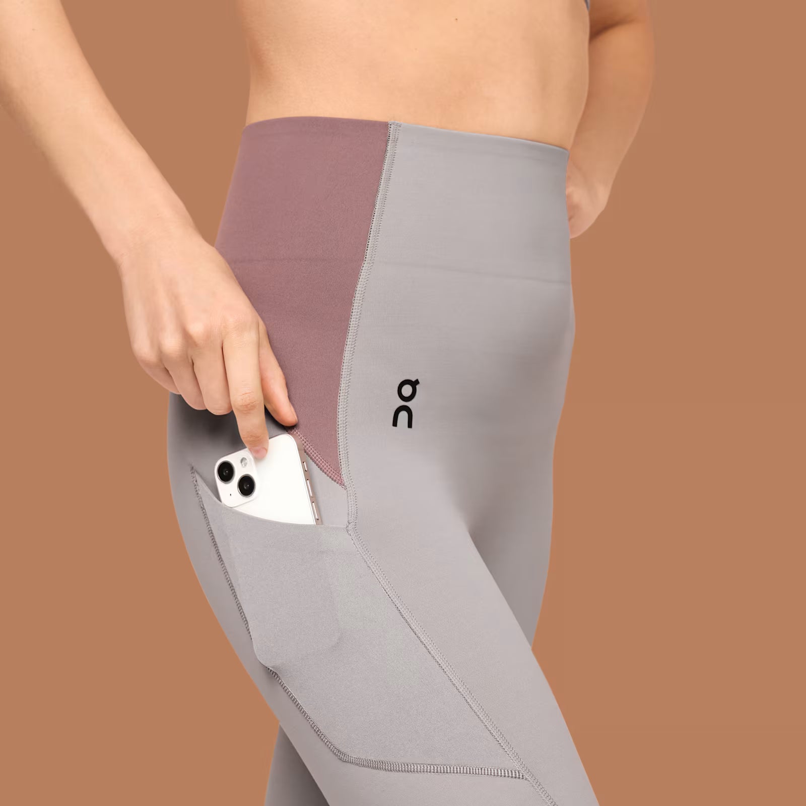 On Movement Tights Long Zinc | Grape (Women'S)