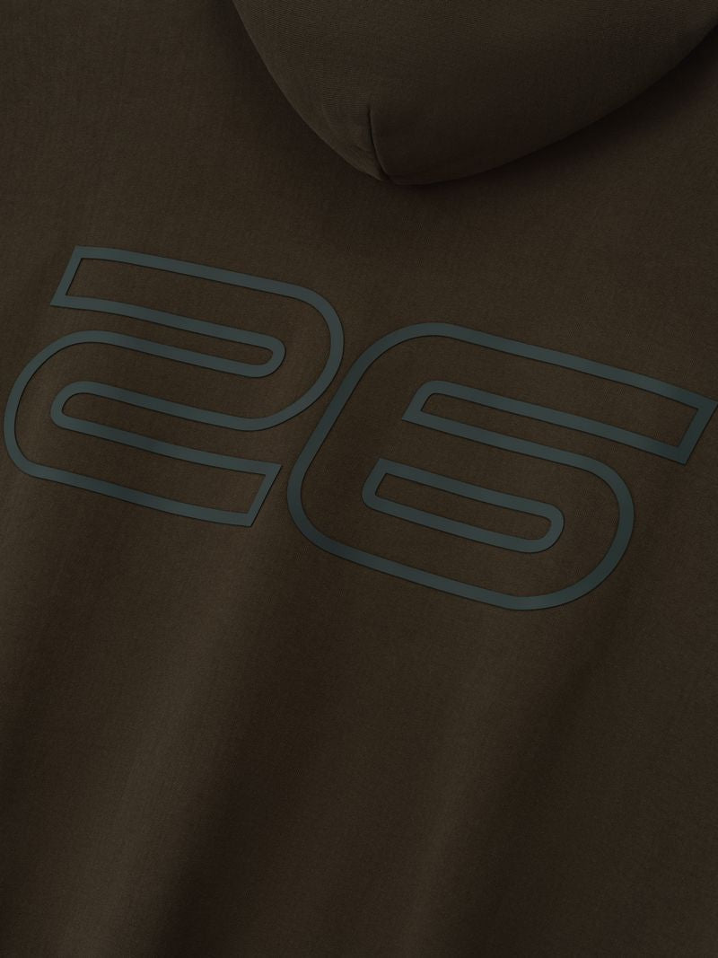 Essentials Heavy Fleece 90S Hoodie Brown