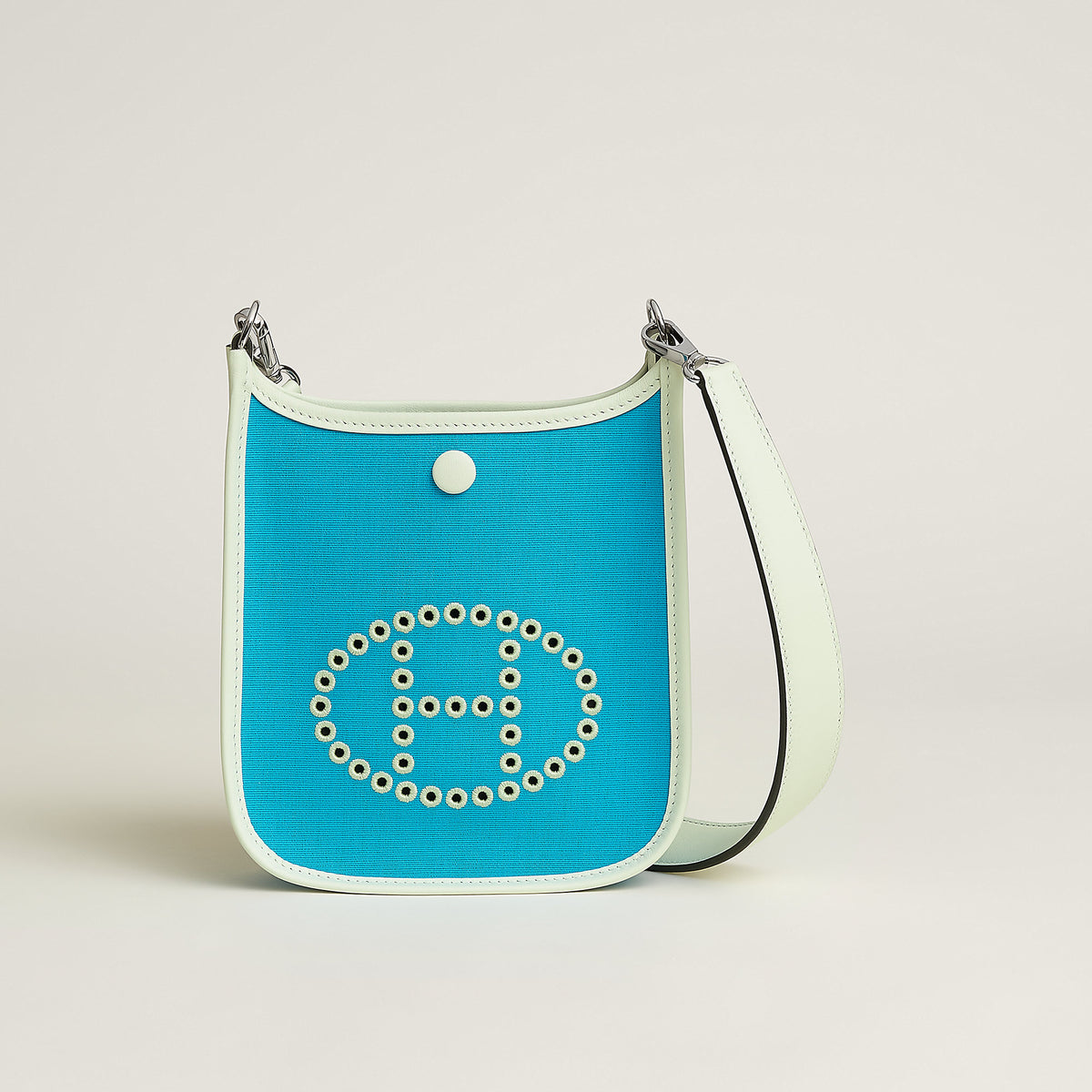 Hermes Neo Evelyne 16 Bag Bleu Aztque