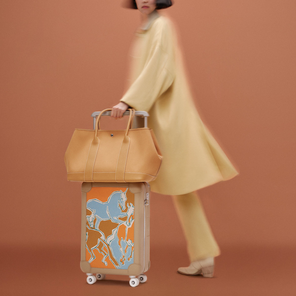 Hermes Neo Garden Voyage 41 Bag Noir