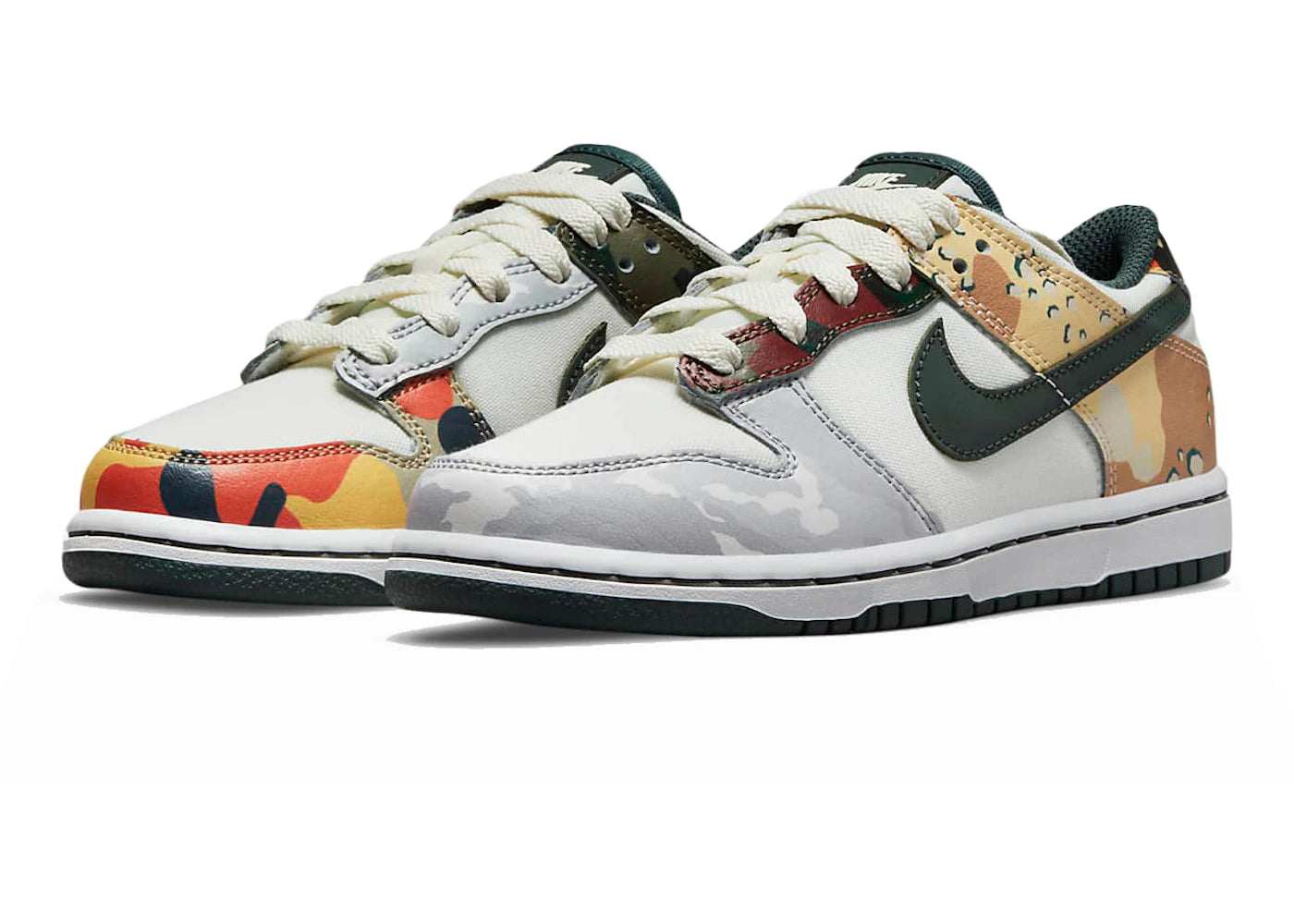 Nike Dunk Low Sail Multi-Camo (Ps)