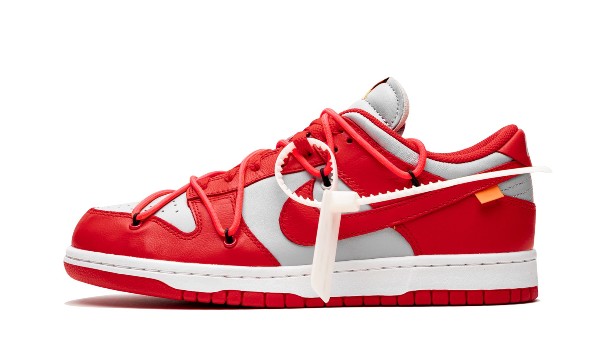 Dunk Low Off White University Red Sale - Main Image