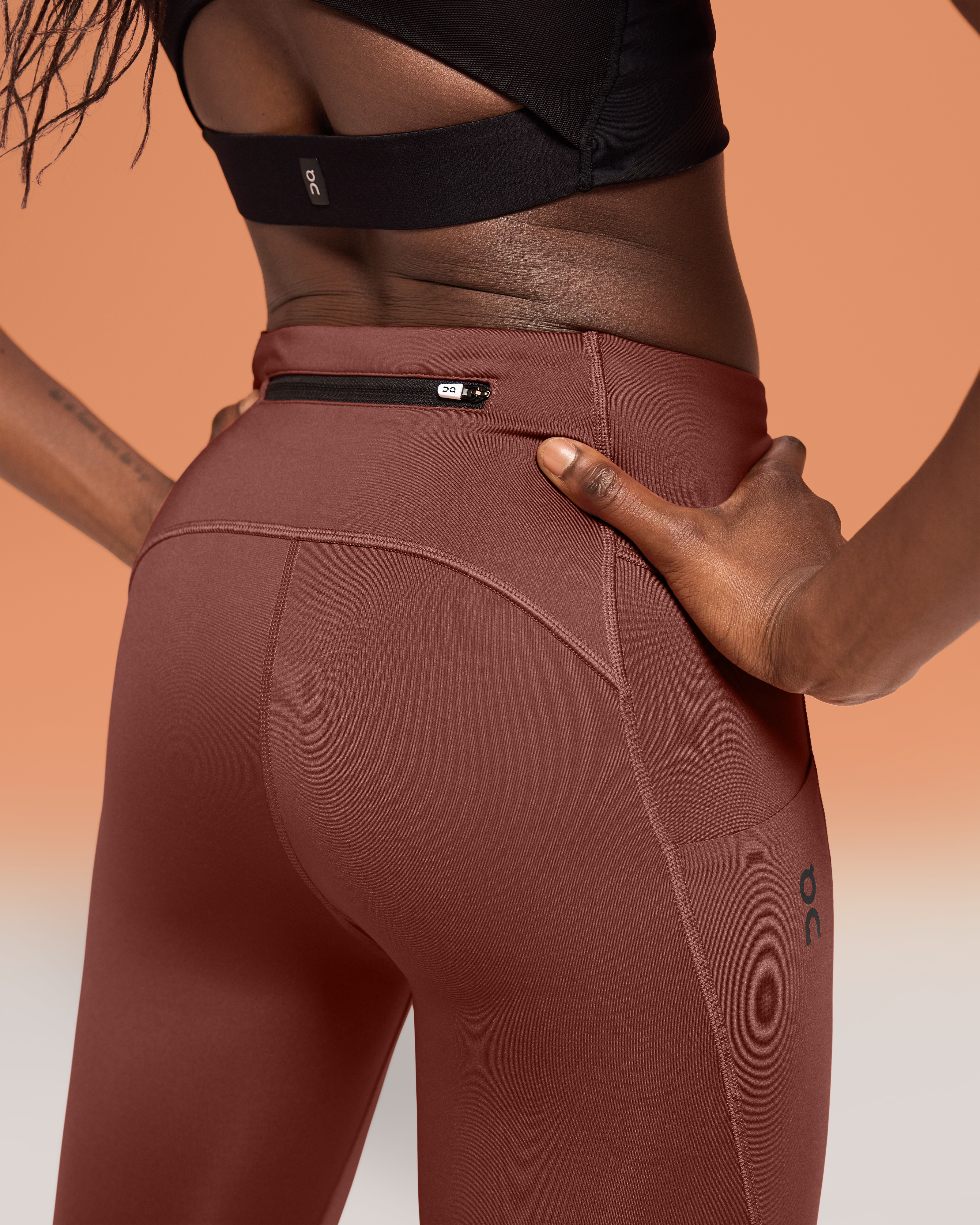 On Performance Tights 7/8 Ruby (Women'S)