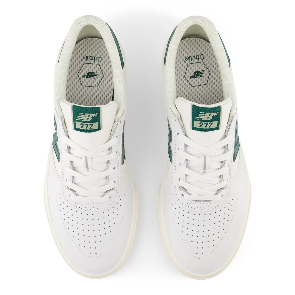 New Balance NB Numeric 272 White with Forest Green