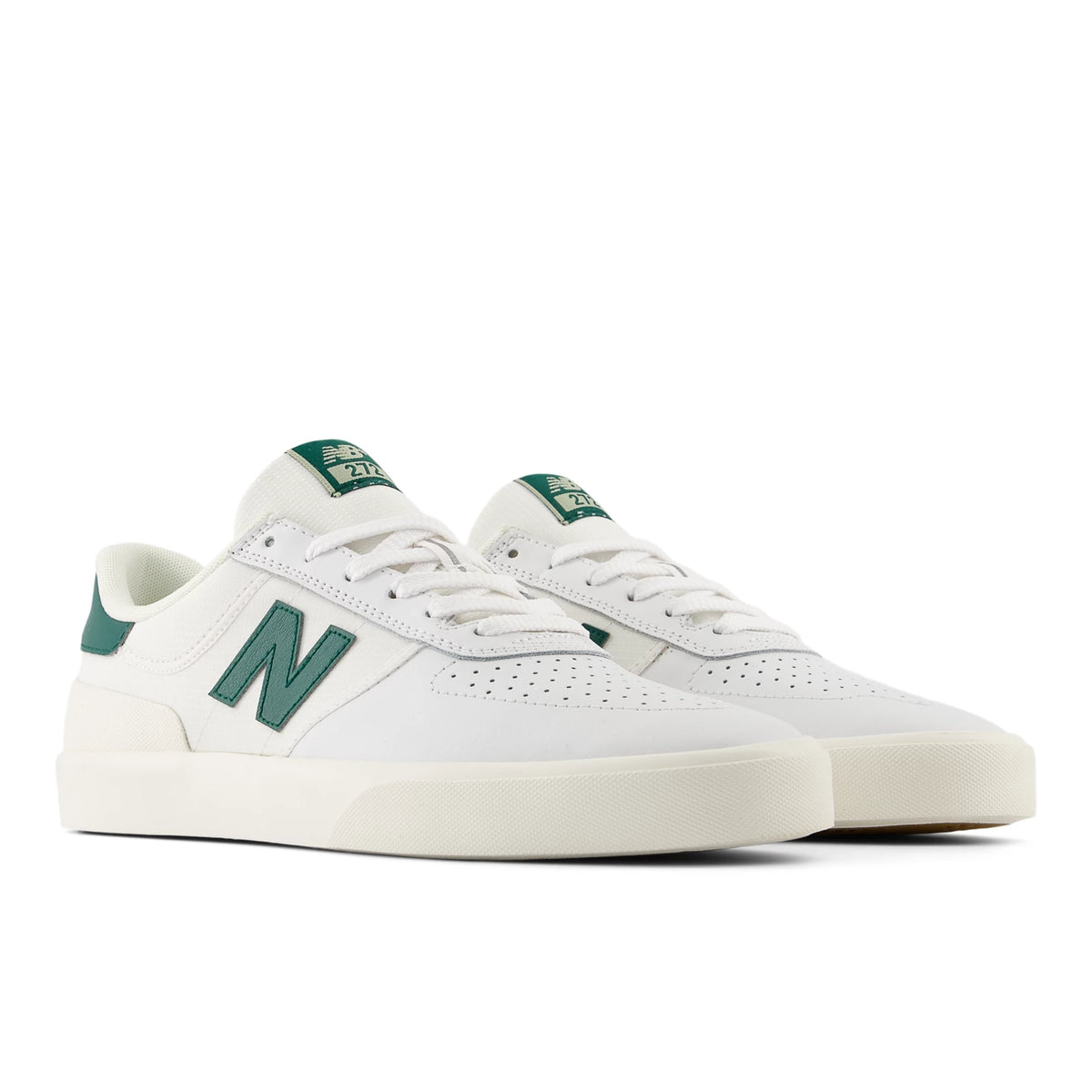 New Balance NB Numeric 272 White with Forest Green