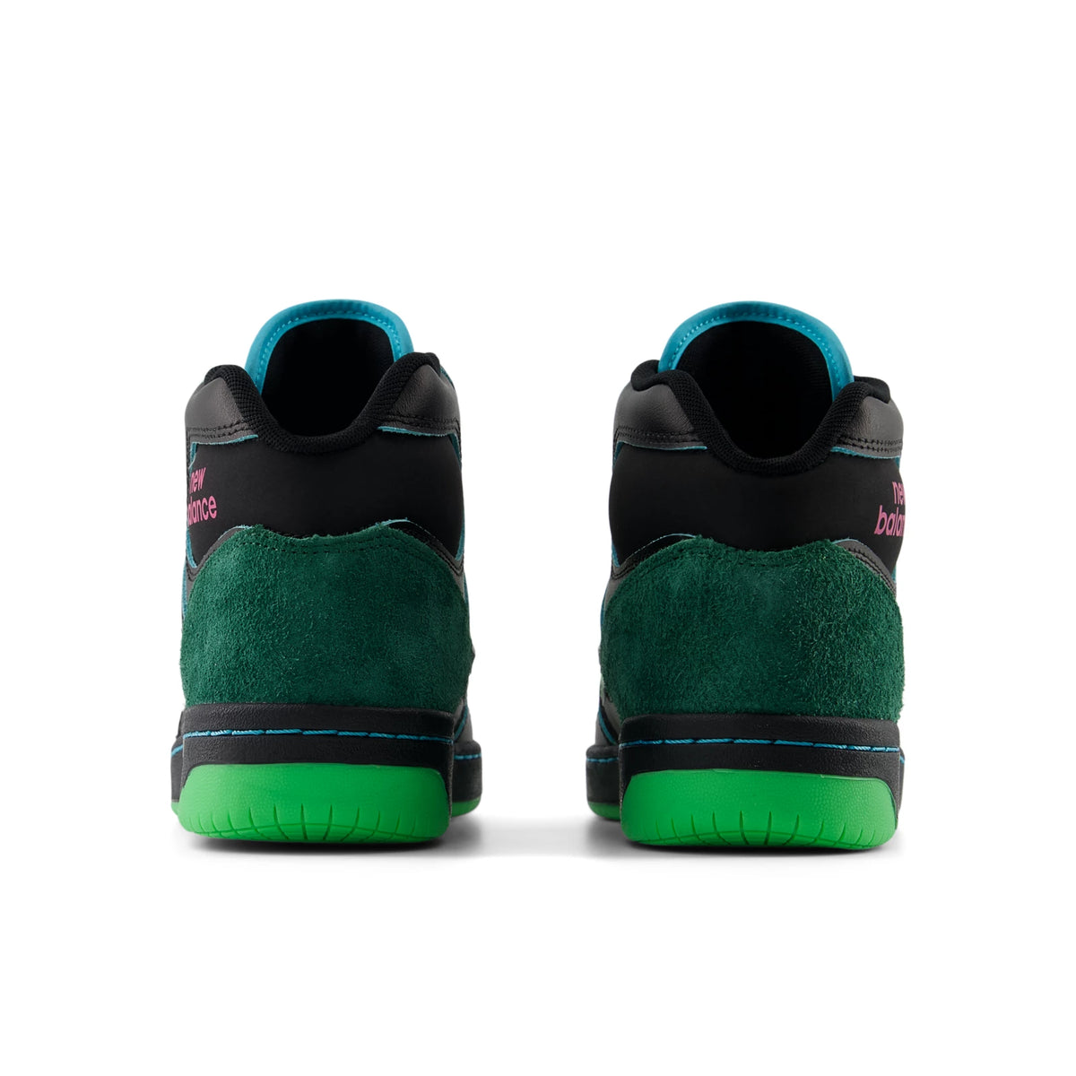 New Balance NB Numeric 480 High Black with Lime Green