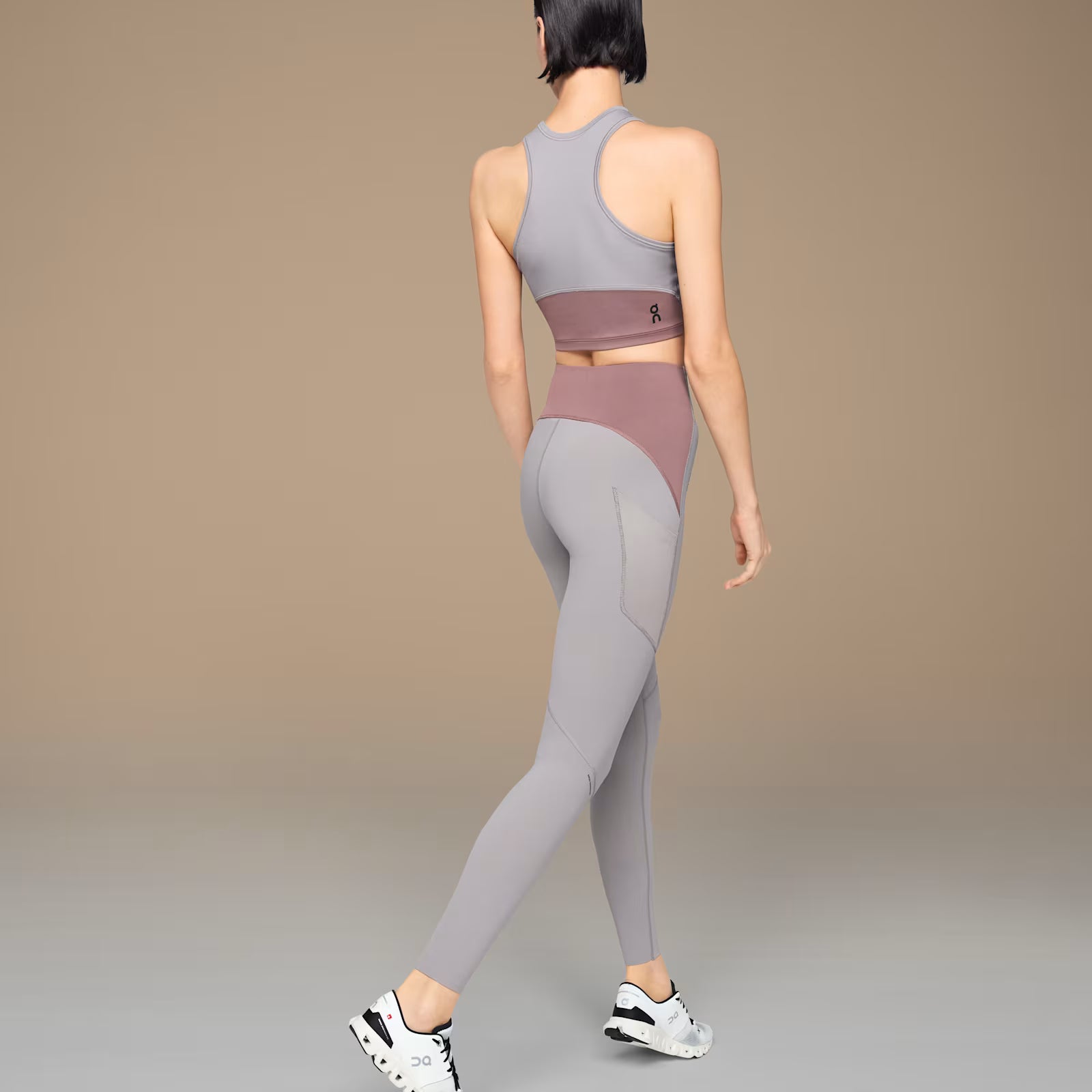 On Movement Crop Zinc | Grape (Women'S)