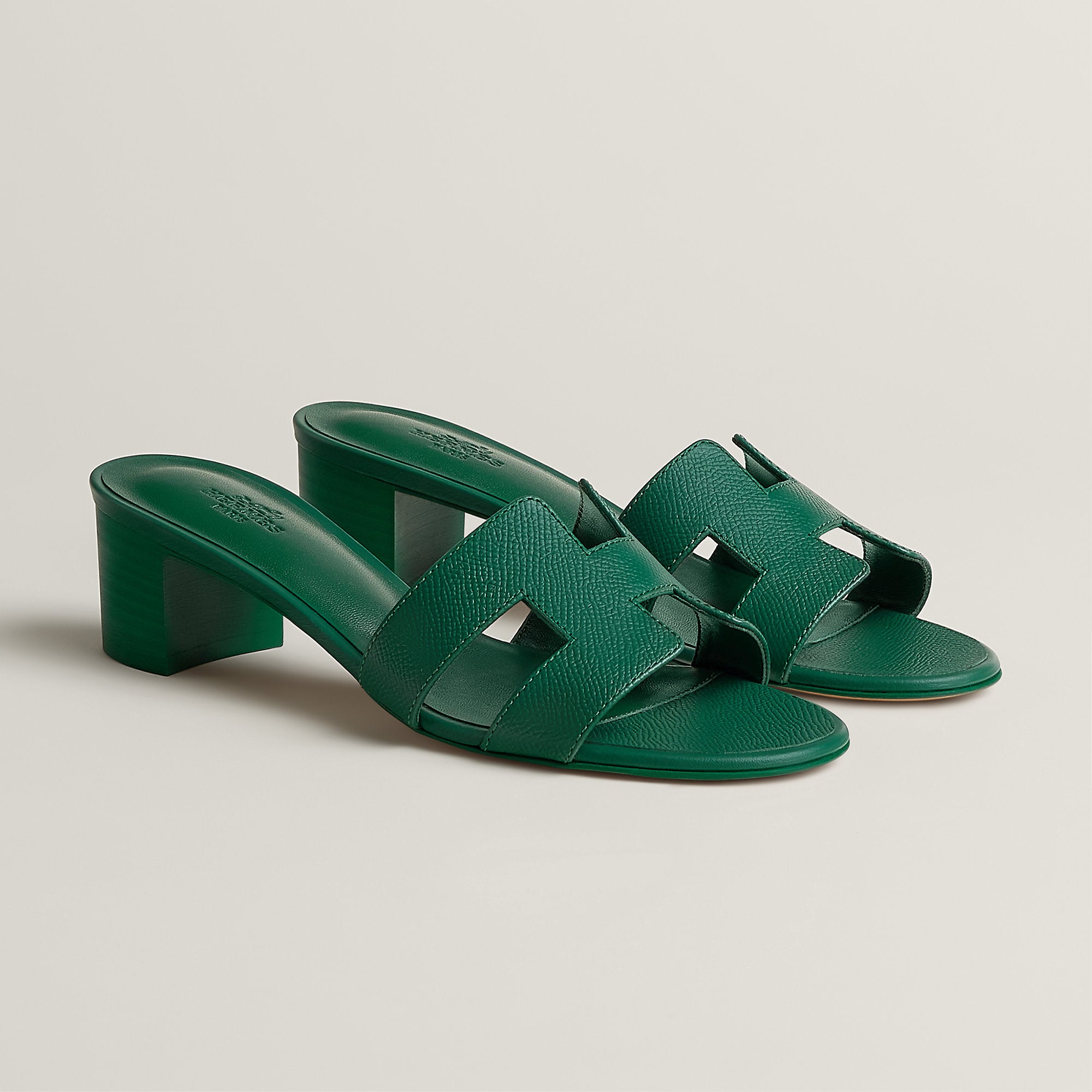 Hermes Oasis Sandal Vert Oyat