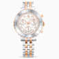 Swarovski Octea Chrono Watch Swiss Made Metal Bracelet Rose Gold Tone Mixed Metal Finish SW5672937