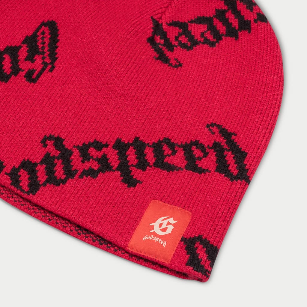 Godspeed OG Logo Beanie (Red)