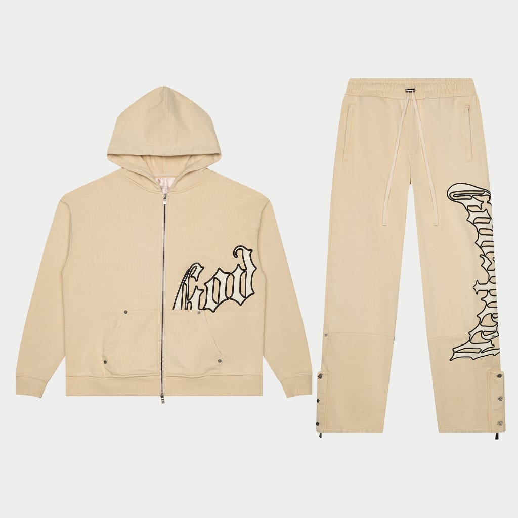Godspeed Og Logo Sweatsuit V2 (Creme / Bone)