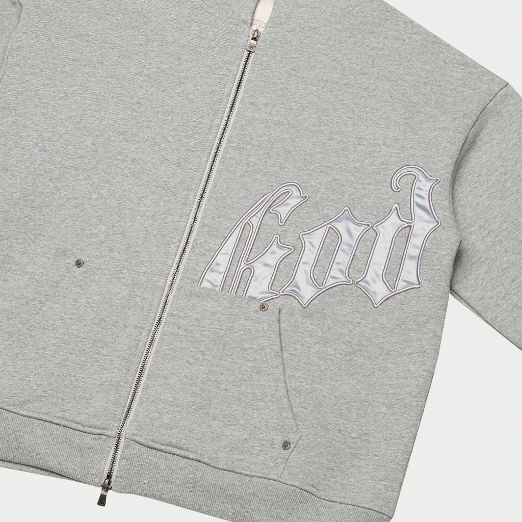 Godspeed Og Logo Sweatsuit V2 (Grey / Silver Satin)