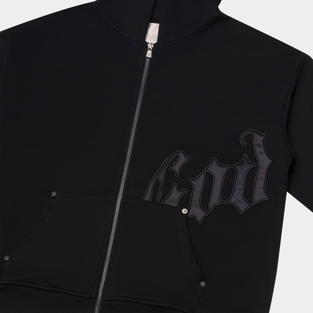 Godspeed Og Logo Sweatsuit V2 (Black Satin / Black)