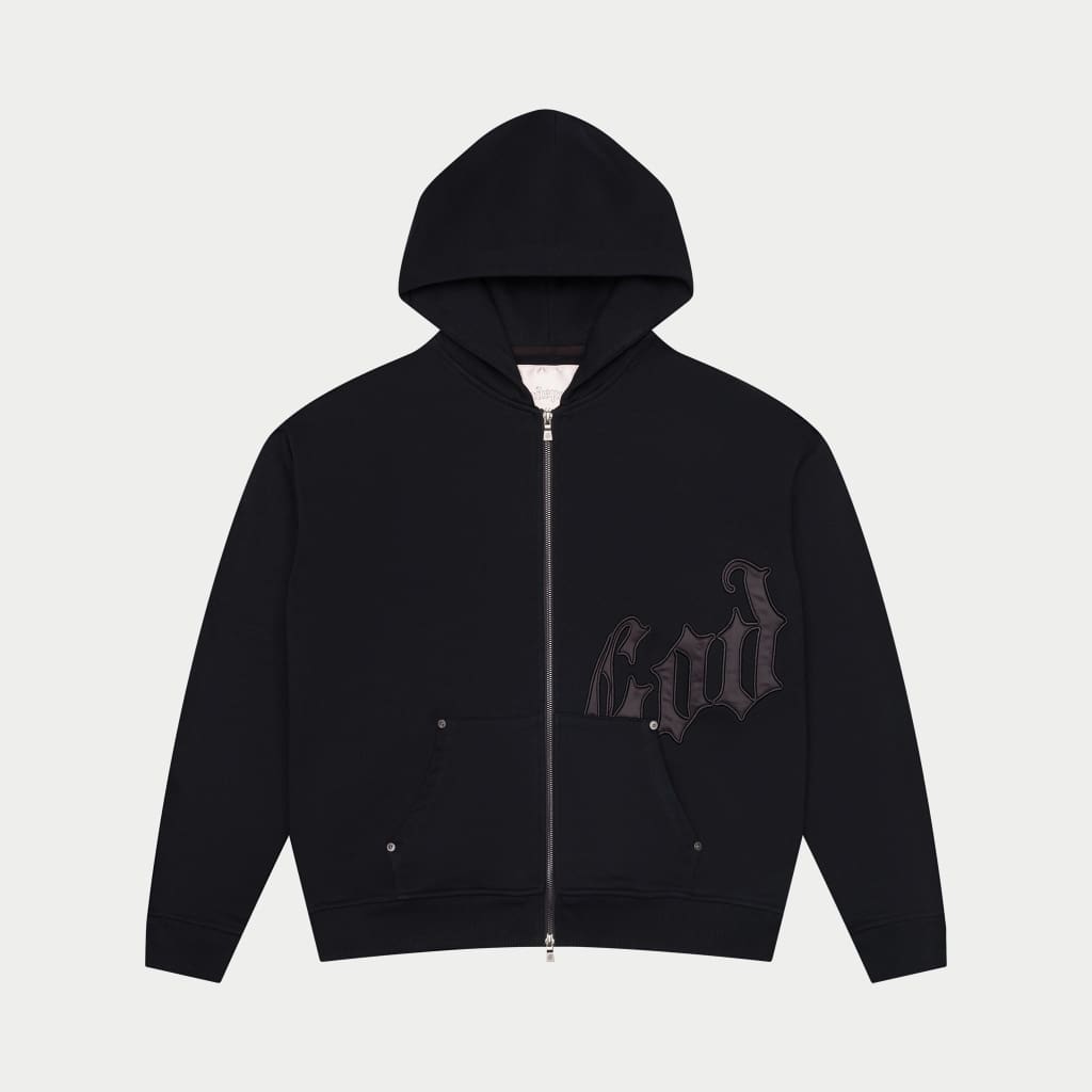 Godspeed Og Logo Sweatsuit V2 (Black Satin / Black)
