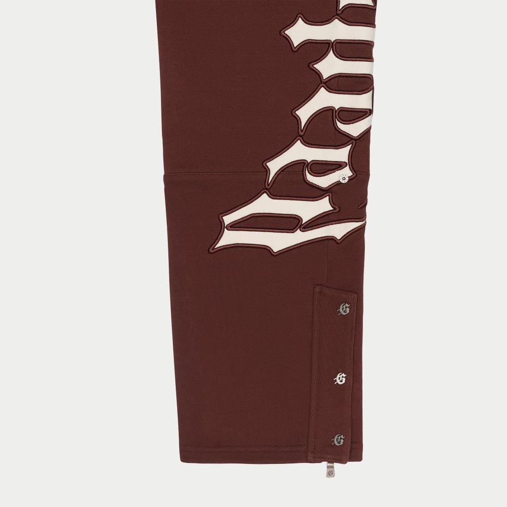 Godspeed Og Logo Sweatsuit V2 (Brown / White)