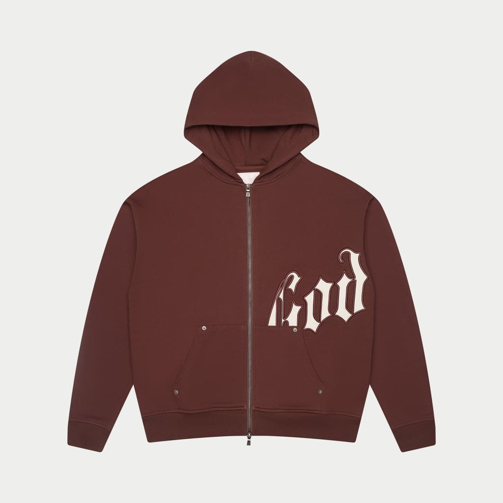 Godspeed Og Logo Sweatsuit V2 (Brown / White)