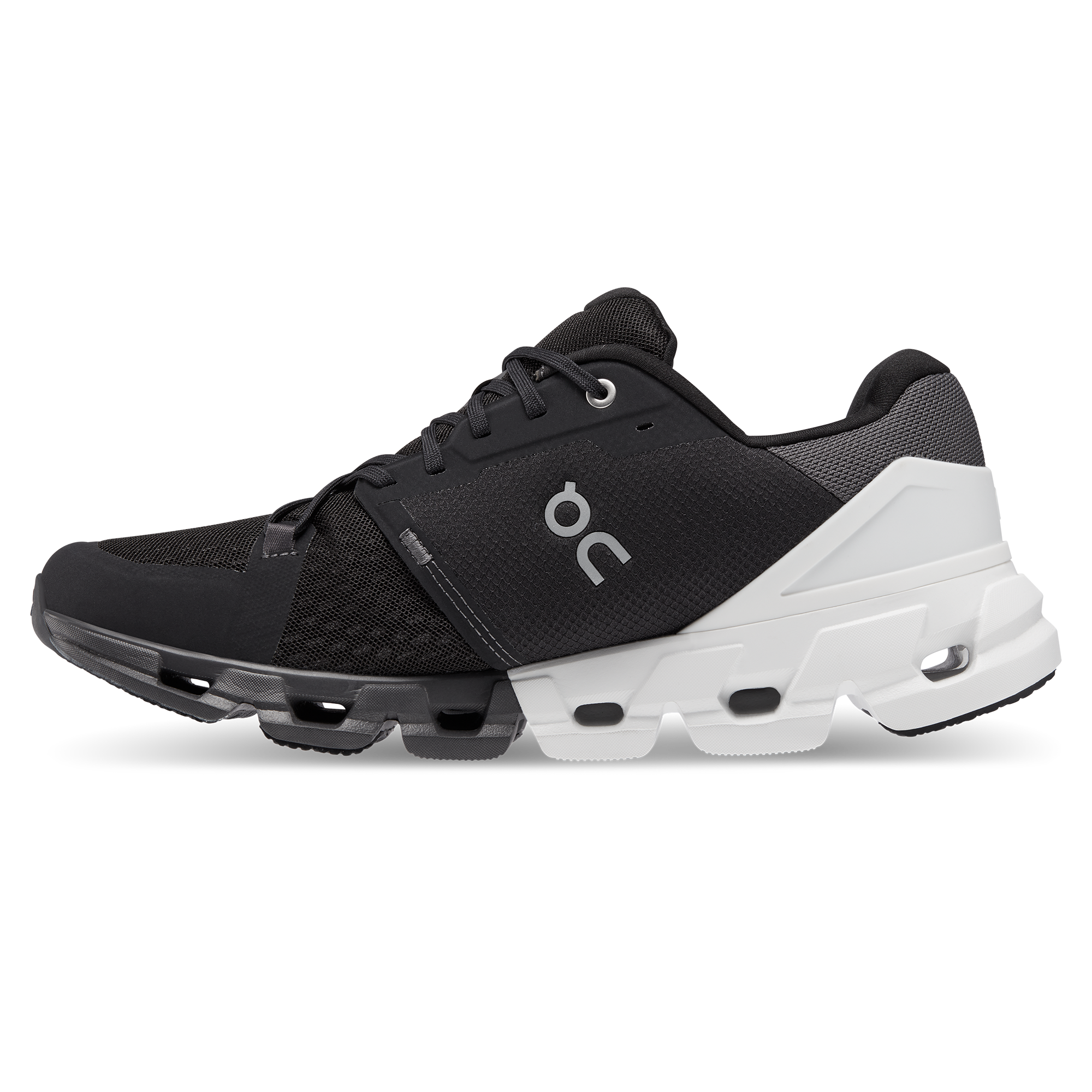 On Cloudflyer 4 Wide Black White (Women'S)