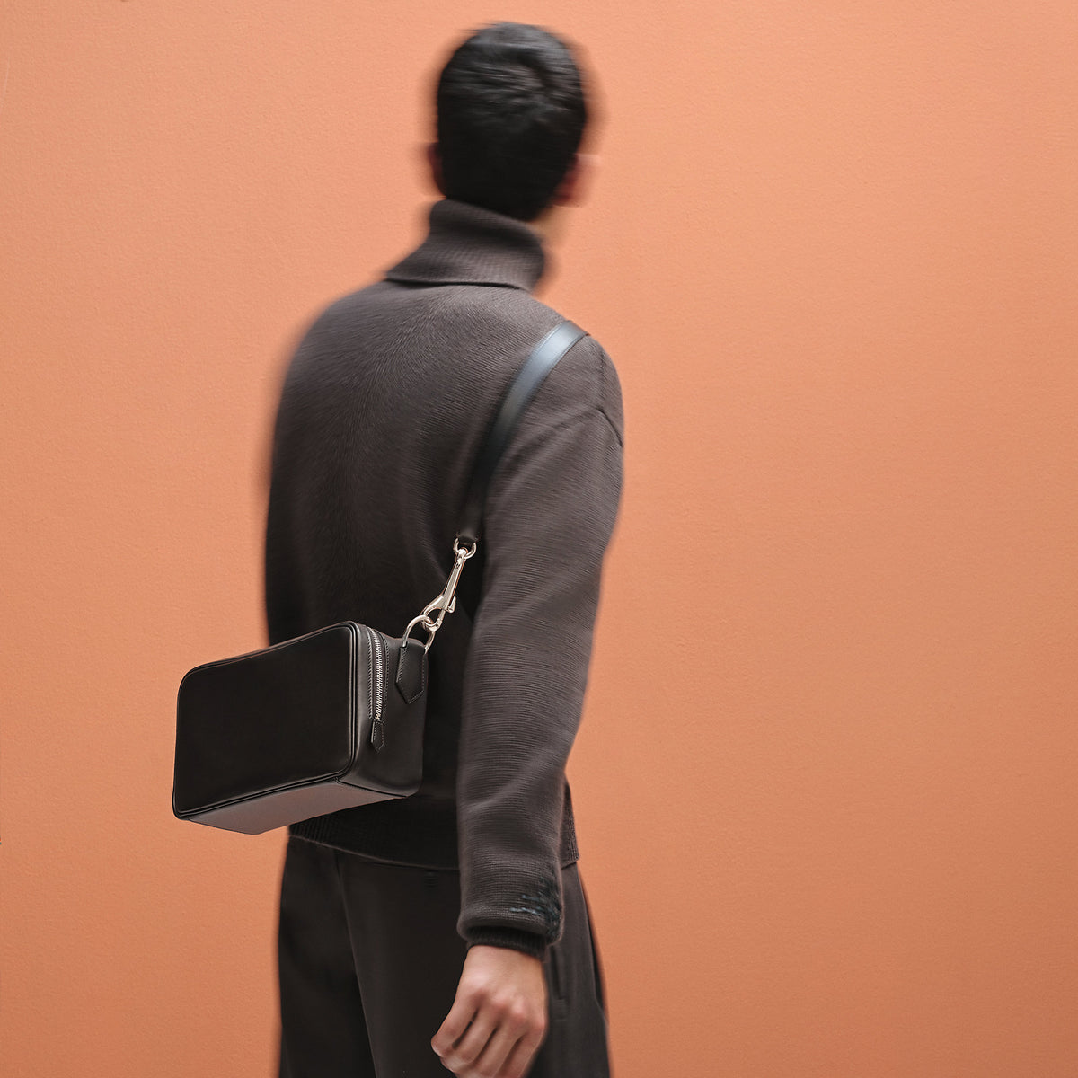 Hermes On Body Mousqueton Bag Noir