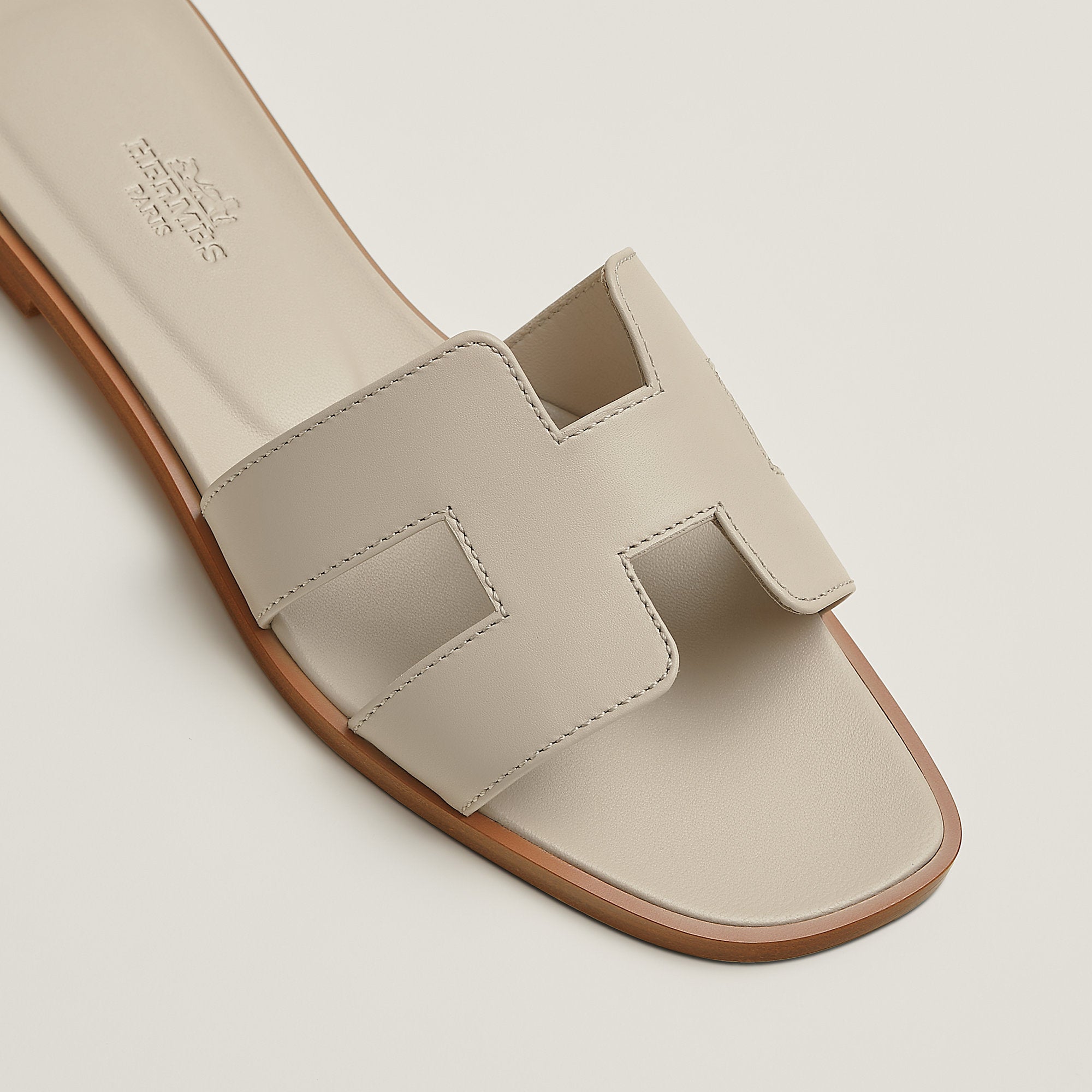 Hermes Oran Sandal Beige Nomade