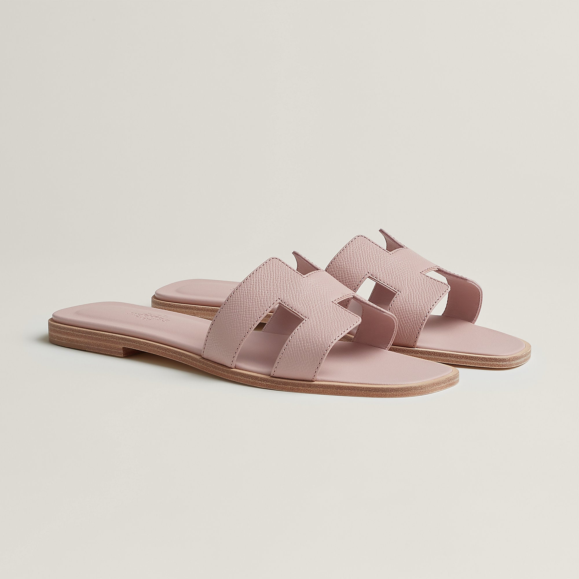 Hermes Oran Sandal Rose Porcelaine