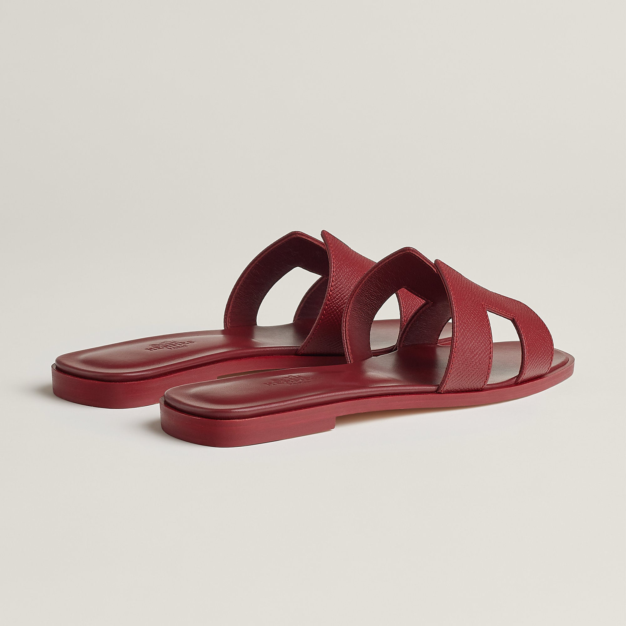 Hermes Oran Sandal Rouge H
