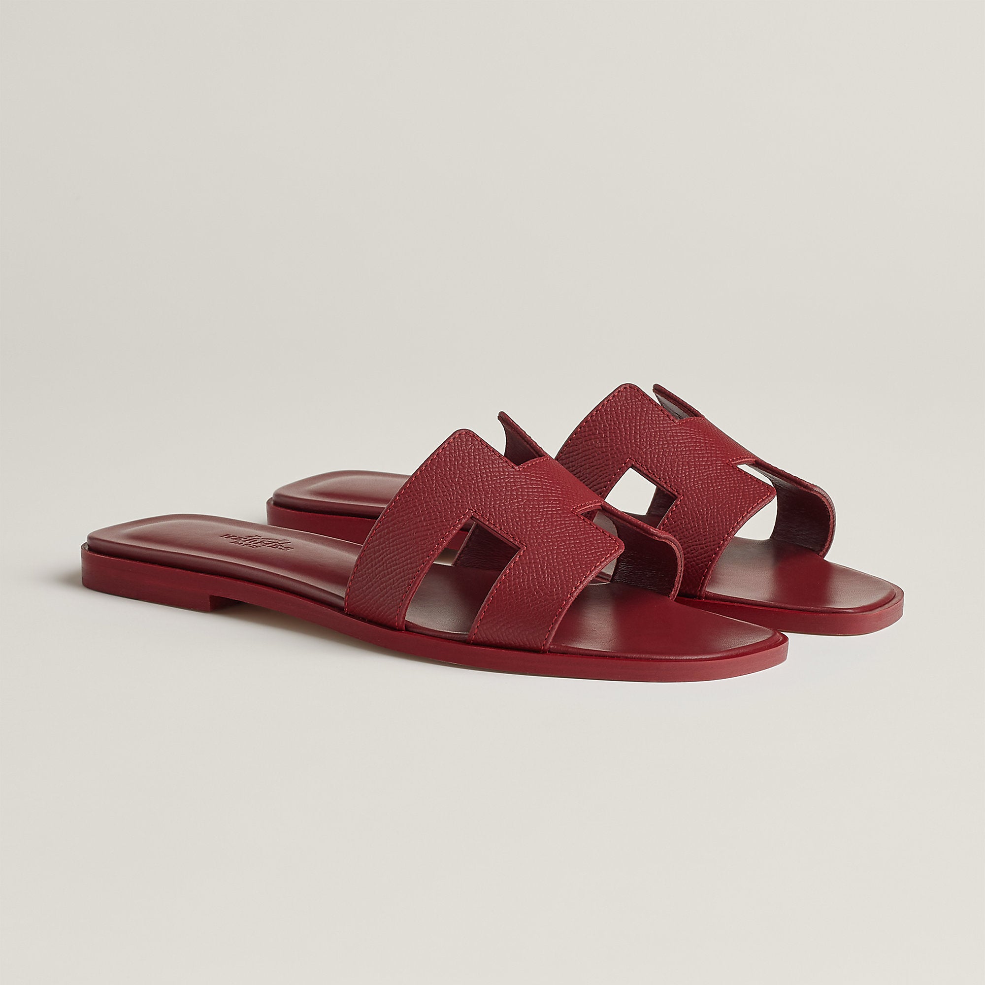 Hermes Oran Sandal Rouge H