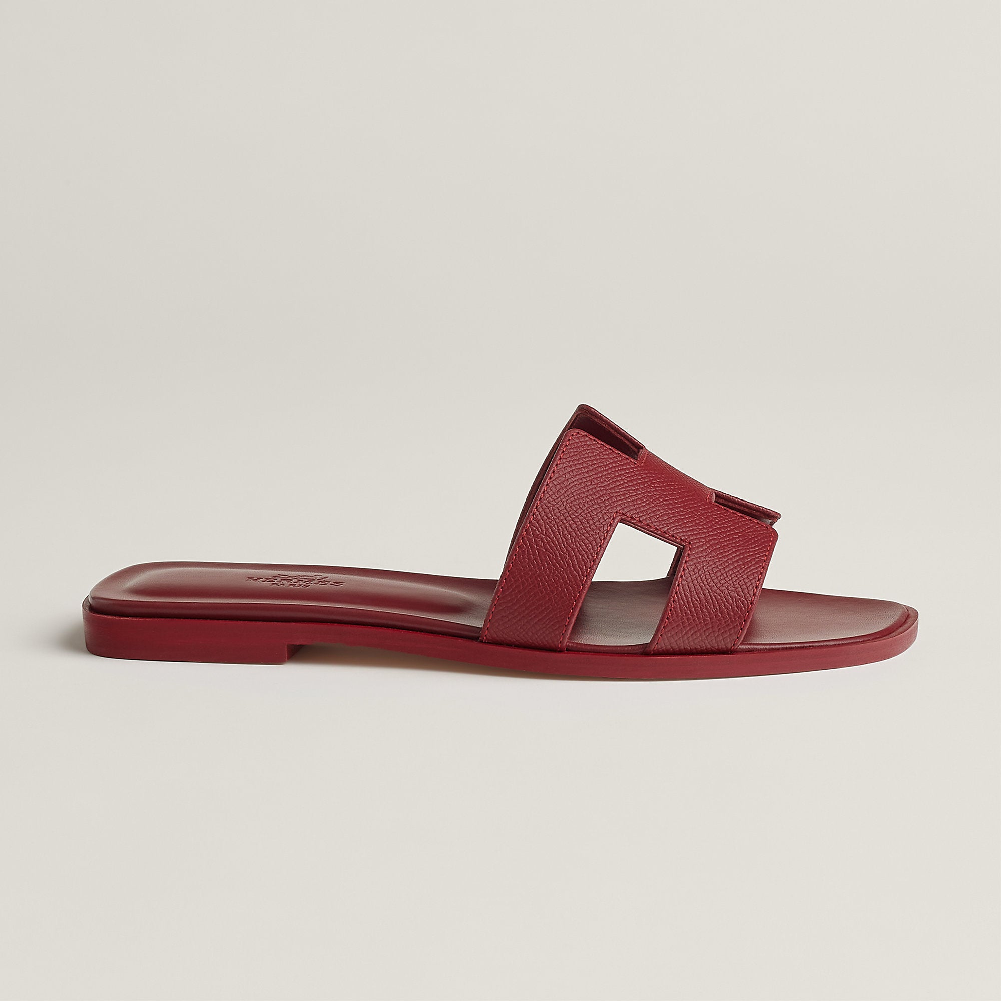 Hermes Oran Sandal Rouge H