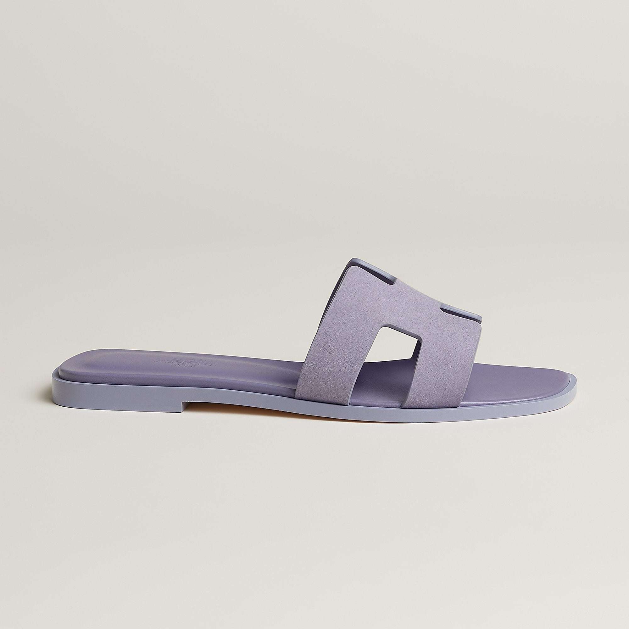 Hermes Oran Sandal Violet Glycine